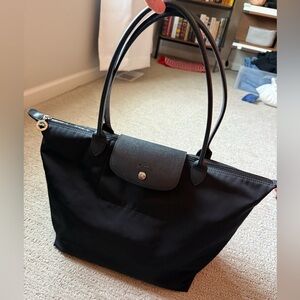 Longchamp Le Pliage Neo Large Black Tote
